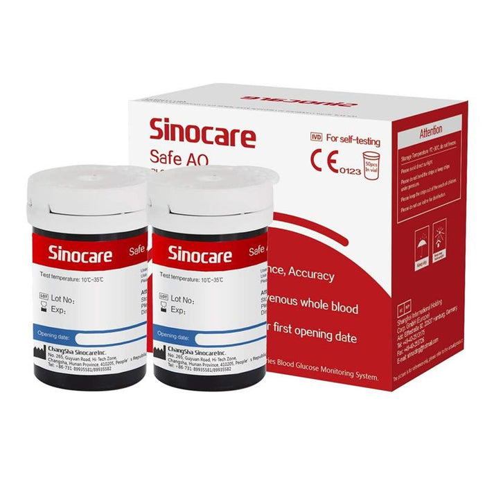 Bandelettes de test SUUKAR VOICE - Sinocare Safe AQ